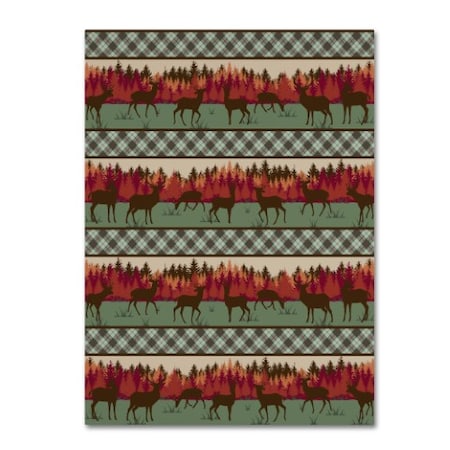 Jean Plout 'Deer Trail Lodge 2' Canvas Art,24x32